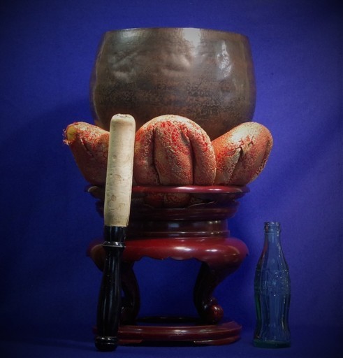 別製昇雲　特大おりん　槌目　　りん　布団　大　棒