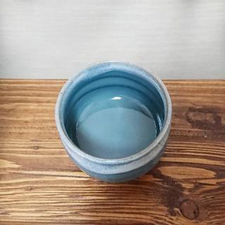 【新品】湯飲み 抹茶椀(青)の画像