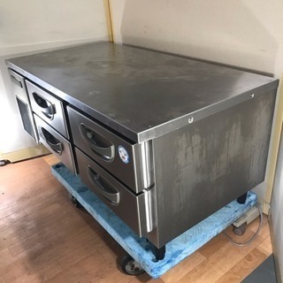 フクシマ/福島工業 業務用 2段ドロワー冷蔵庫 126L 2018年製