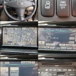 車検満タン33/4☆ブラック☆上級プラタナ☆純HDDナビDVDパワ-スライド/キ-レスキ-２個/HID/本革巻きステ-/キ-フリ-システムAW/アエロ８人乗の画像