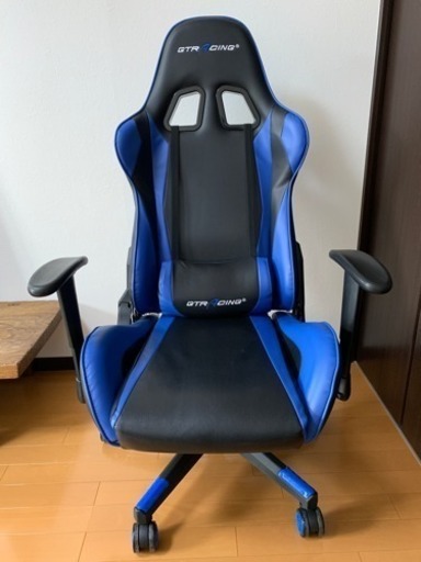 GTRACING ゲーミングチェア オフィスチェア 青