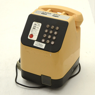 公衆電話　ジャンク品　ピンク電話