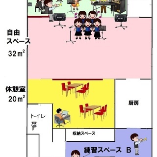 レンタルスタジオ（バンド練習、イベント）オープンにつき　無料開放のお知らせ − 栃木県