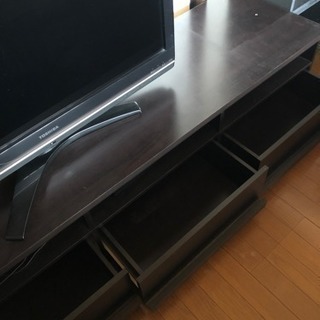 収納付き大型テレビ台【21日引き取り限定！】の画像