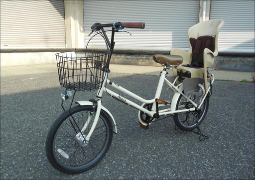 ★★　【府中発！ノイズバイク】　オシャレが人気の子供乗せ自転車！　ポリスポート製チャイルドシート装備！　シマノ内装３段ギア、イクメンパパにも！　お届け可能です！　＊ご注意－電動ではありません　　★★