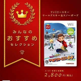 Wii ファミリースキー ワールドスキー&スノーボード（みんなの...