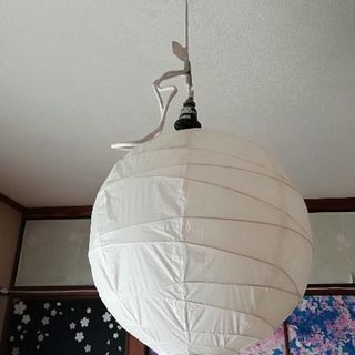 値下げ致しました★ペンダントライト付き和紙で出来たライトカバー