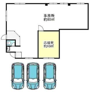 ★駐車スペース３台　１階路面約９０㎡★貸店舗・事務所  なかもず...