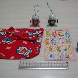 ★ ドラえもん5点セット　袋、シール、ストラップ2個、腕時計  ...