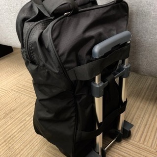 【超美品‼️】ソロツーリスト 2輪デイリーキャリー ショッピング 買い物カート バッグ型ブラック♪の画像