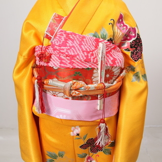 (B)七五三着物七歳女の子用セットの画像