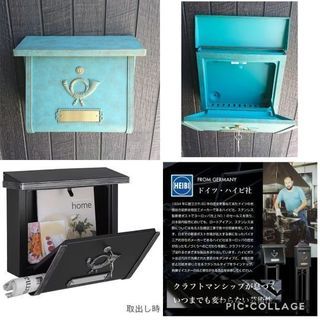 新品 ポスト 海外ブランド ハイビ アンティーク ガーデン DIY