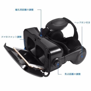 VRゴーグル・ヘッドセット 3D Bluetoothコントローラ付きの画像