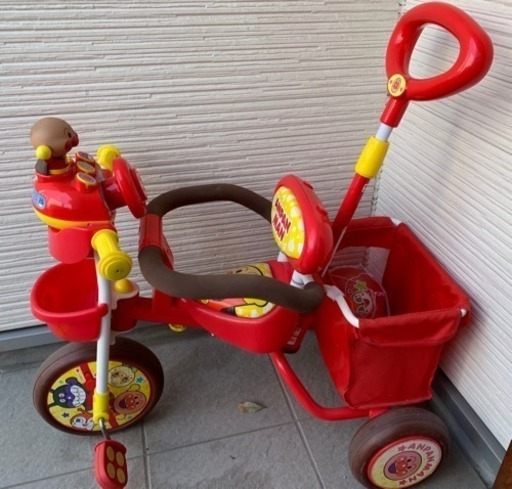 【発送可能】アンパンマン 三輪車 DX