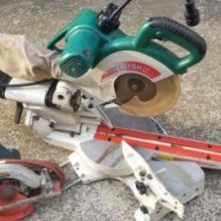 日立。レーザー付き押し切りＣ8ＦＳＨとおまけ造作丸ノコ！