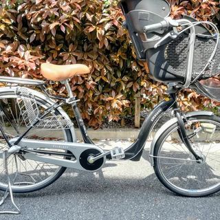 【中古・整備済み】前子供乗せ付き自転車(内装3段変速)  追加でリヤチャイルドシートも装着可能！