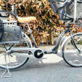 【中古・整備済み】前子供乗せ付き自転車(内装3段変速)  追加でリヤチャイルドシートも装着可能！