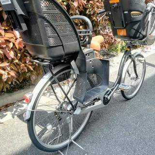 【中古・整備済み】前子供乗せ付き自転車(内装3段変速)  追加でリヤチャイルドシートも装着可能！