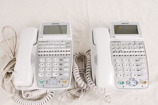 8884 IWATSU 岩崎通信機 TELEMORE EX WX-12KTX-EX ビジネスフォン シルバー 2台セット 2006年製　アントレ