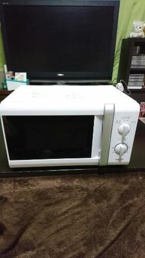 お買い得、山善電子レンジ2017年製品(保証付き、程度良好)