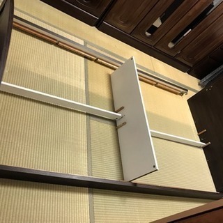 スノコ式、シングルベッド（宮、引き出し有り）の画像