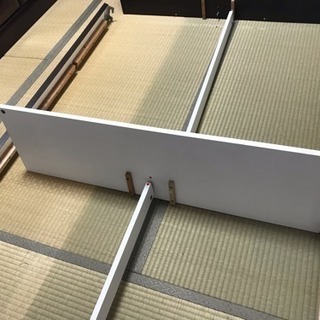 スノコ式、シングルベッド（宮、引き出し有り）の画像