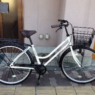 美品☆ELEANOR[エリノア]26吋タウンサイクル 変速なし/...