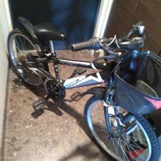 男子自転車　22インチ　メンテナンス必要