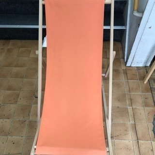 【IKEA】ビーチチェア 折りたたみ式 オレンジ MYSINGSO