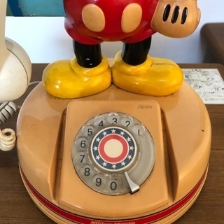 ミッキーマウス 現役電話の画像