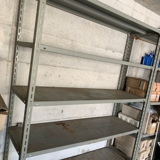 無料 0円 スチールラック 中古 ガレージや屋外にどうぞの画像