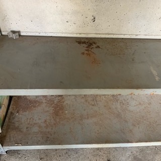 無料 0円 スチールラック 中古 ガレージや屋外にどうぞの画像
