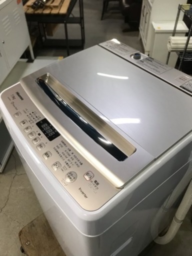 中古美品！2018年製 Hisense ハイセンス 全自動電気洗濯機 HW-DG75A 7.5kg 洗い