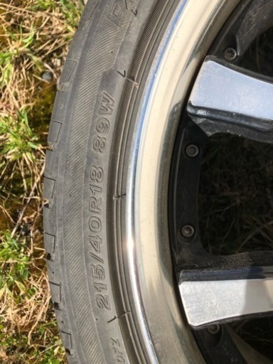 タイヤ、ホイール 215/40R18 PCD 100