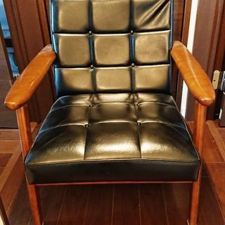 【交渉中】オールドカリモクＫチェア黒