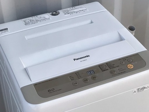 格安で！パナソニック 洗濯機◇6.0kg◇2016年製◇送風乾燥◇NA-F60B10
