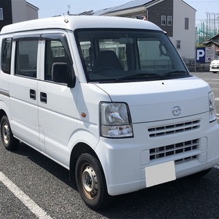 H23年式 マツダ スクラムバン ハイルーフ オーディオ 白 エブリィ DG64 DA64 軽箱 軽バン 軽自動車 軽 ケッパコの画像