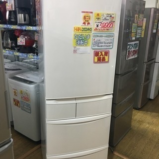 2014年製 Panasonic パナソニック 426L冷蔵庫 AgClean NR-ETR438-W