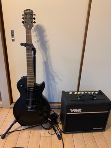 エレキギター epiphone studio と    アンプ vox vt20＋