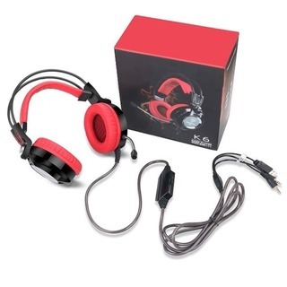 ★新品★激安ゲーミングヘッドフォンK6 有線3.5mm +USB