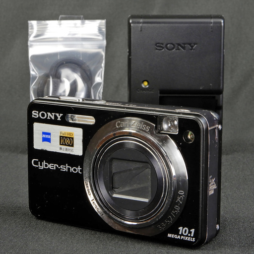 SONY デジタルカメラ Cybershot W170 1010万画素 光学5倍 ブラック　Used