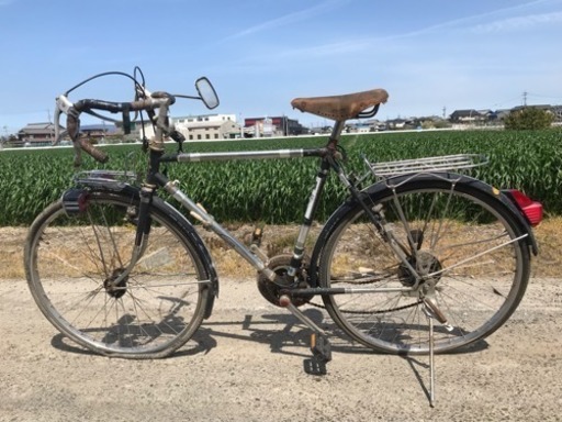 レトロ自転車 時代品 希少 美品 TU KING TOUR ST ライト付き 発送可 管理番号42001