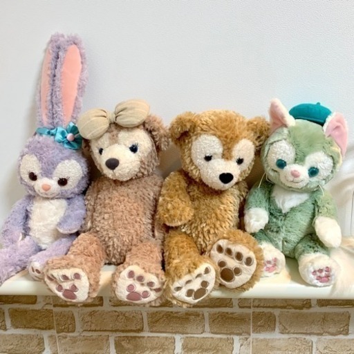 ダッフィー シェリーメイ ジェラトーニ ステラルー ぬいぐるみ4点セット