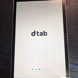 【SIMフリー】dtab  d-02H シルバー ◯判定 本体のみ