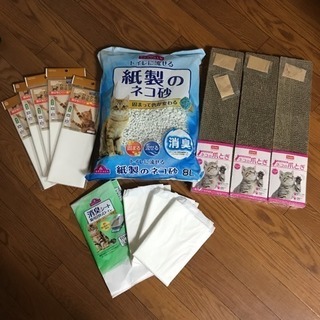 猫砂 猫トイレシート 爪とぎ ひっかき防止シート セット