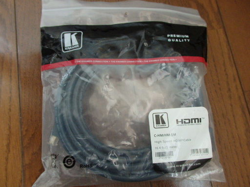 【値下げ交渉承ります！】ハイスピードHDMIケーブル（5m）【未使用】