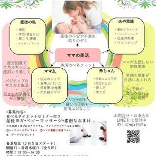 💛ママの美活💛ハーフバースデー撮影付き・産後2か月からの集中講座3期9月スタートの画像