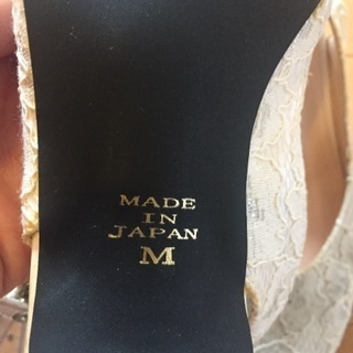 二次会で使ったヒール M 美品の画像