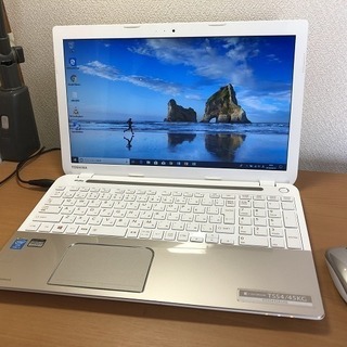 受付けを一時ストップ致します。中古　東芝　dynabook T554 45KGライトゴールド　Core i3 新品SSD512GB メモリ8GB 純正ワイヤレスマウス付き