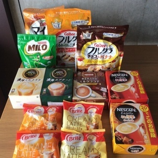 カルビー フルグラ、ラテベース、ミロ、スティックコーヒーなど、た...